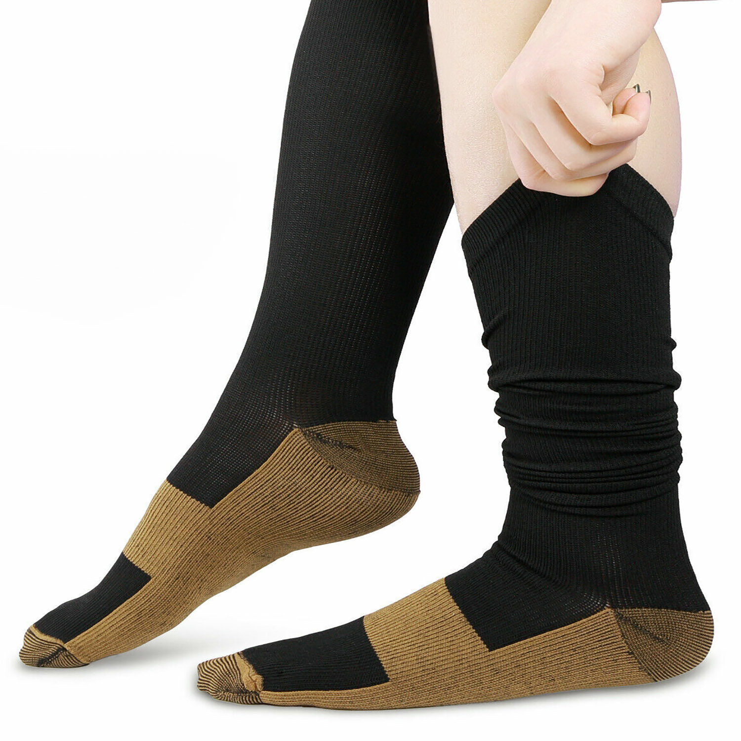 3-pack Podkolanówki Skarpety Kompresyjne Uciskowe Do Biegania Samolotu Przeciw Żylakowe Na Żylaki Kolanówki 38-41 9 3-pack Podkolanówki Skarpety Kompresyjne Uciskowe Do Biegania Samolotu Przeciw Żylakowe Na Żylaki Kolanówki 38-41 - obrazek 9