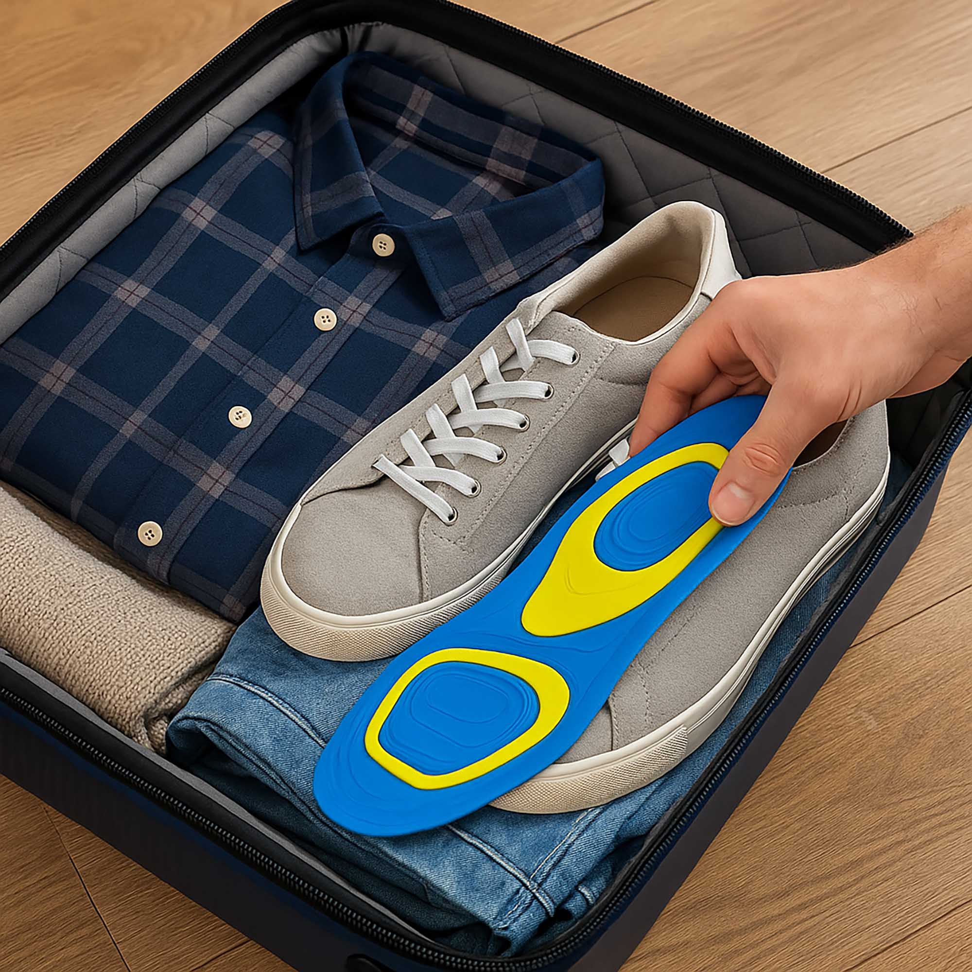 Wkładki Żelowe Ortopedyczne do Butów Przeciwpotne na Ostrogę Piętową 8 Wkładki Żelowe Ortopedyczne do Butów Przeciwpotne na Ostrogę Piętową - obrazek 8