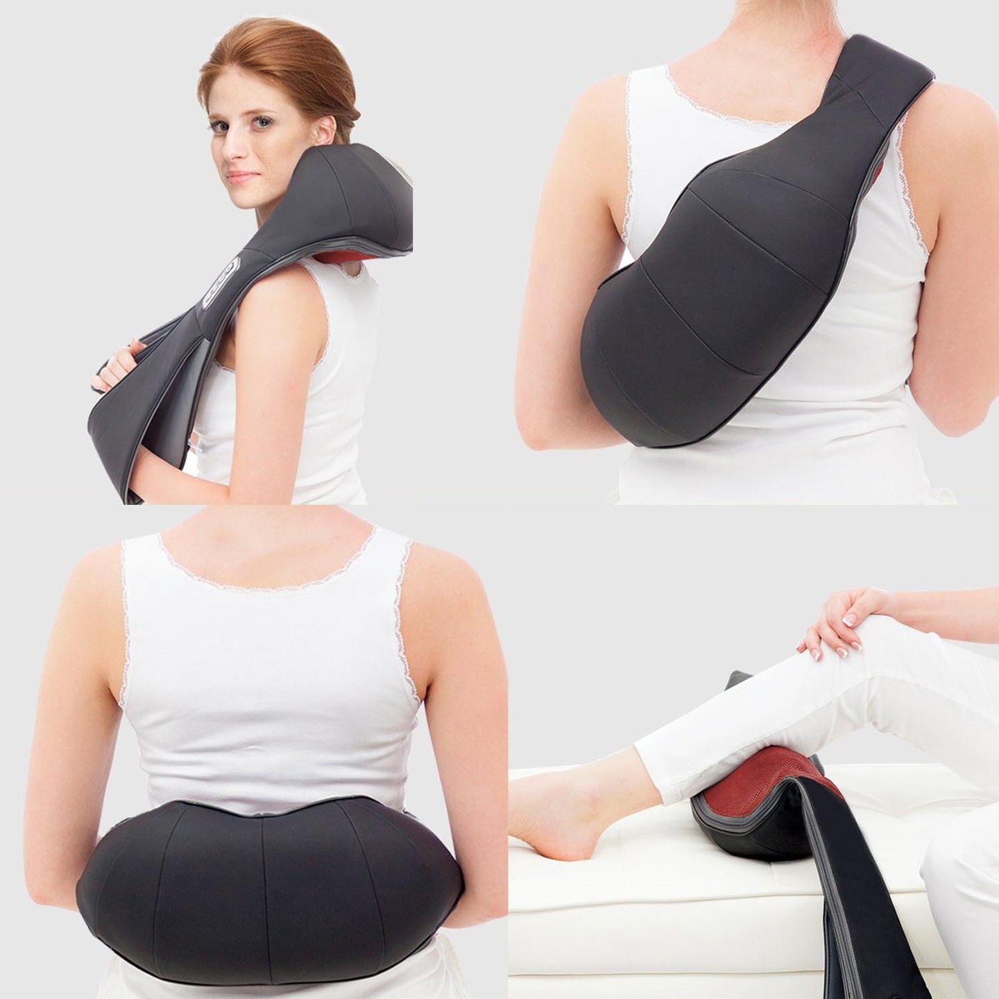 Masażer SHIATSU PRO do Masażu Ciała Pleców Karku Szyi Nóg Poduszka Masująca 2 Masażer SHIATSU PRO do Masażu Ciała Pleców Karku Szyi Nóg Poduszka Masująca - obrazek 2