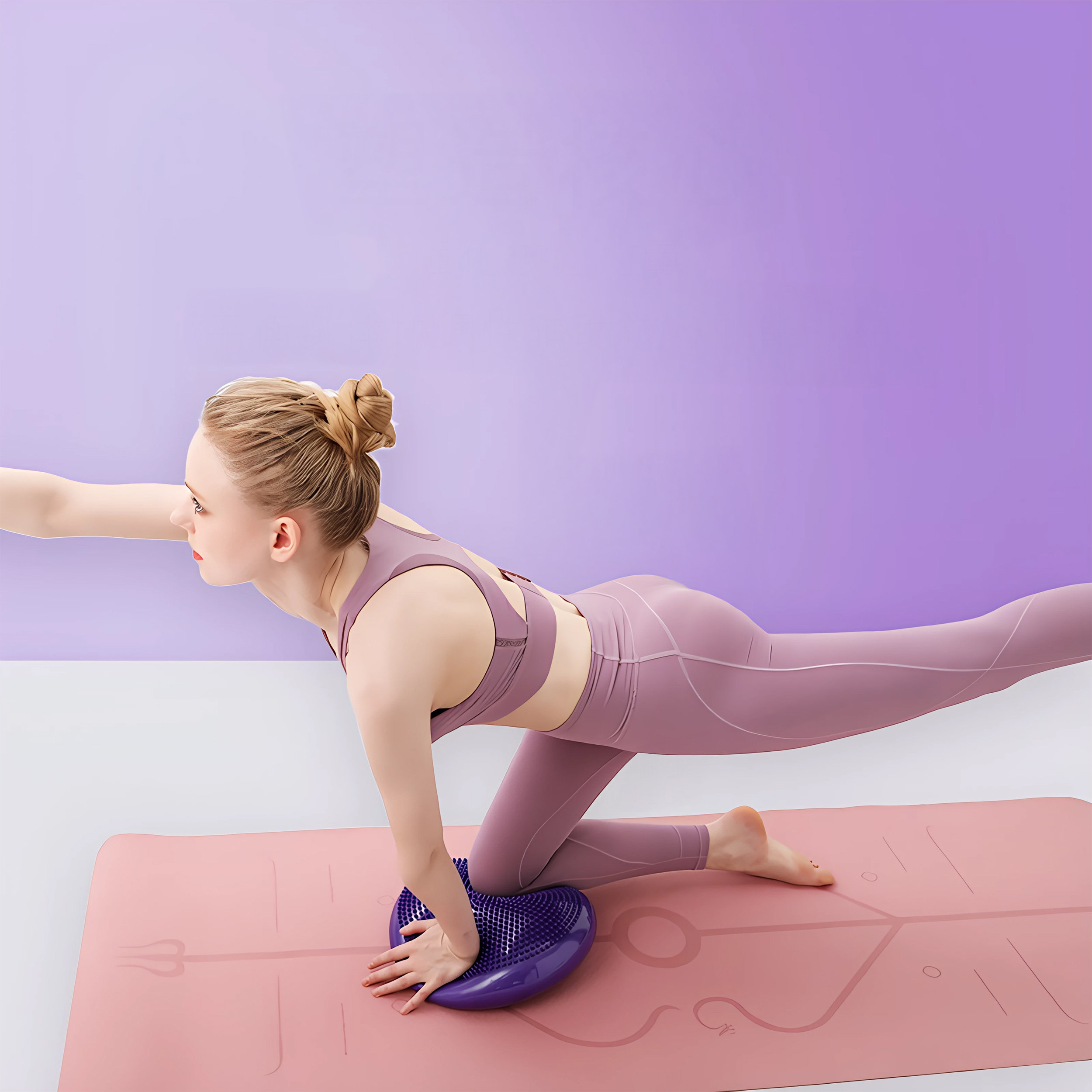 Poduszka Sensoryczna Dysk Sensoryczny do Ćwiczeń Jeżyk do Siedzenia Pompka 3 Poduszka Sensoryczna Dysk Sensoryczny do Ćwiczeń Jeżyk do Siedzenia Pompka - obrazek 3