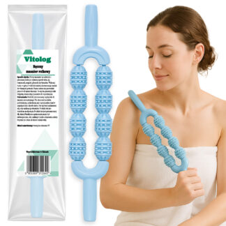 Roller Wałek do Masażu Pleców Karku Ramion Masażer Brzucha Nóg na Cellulit