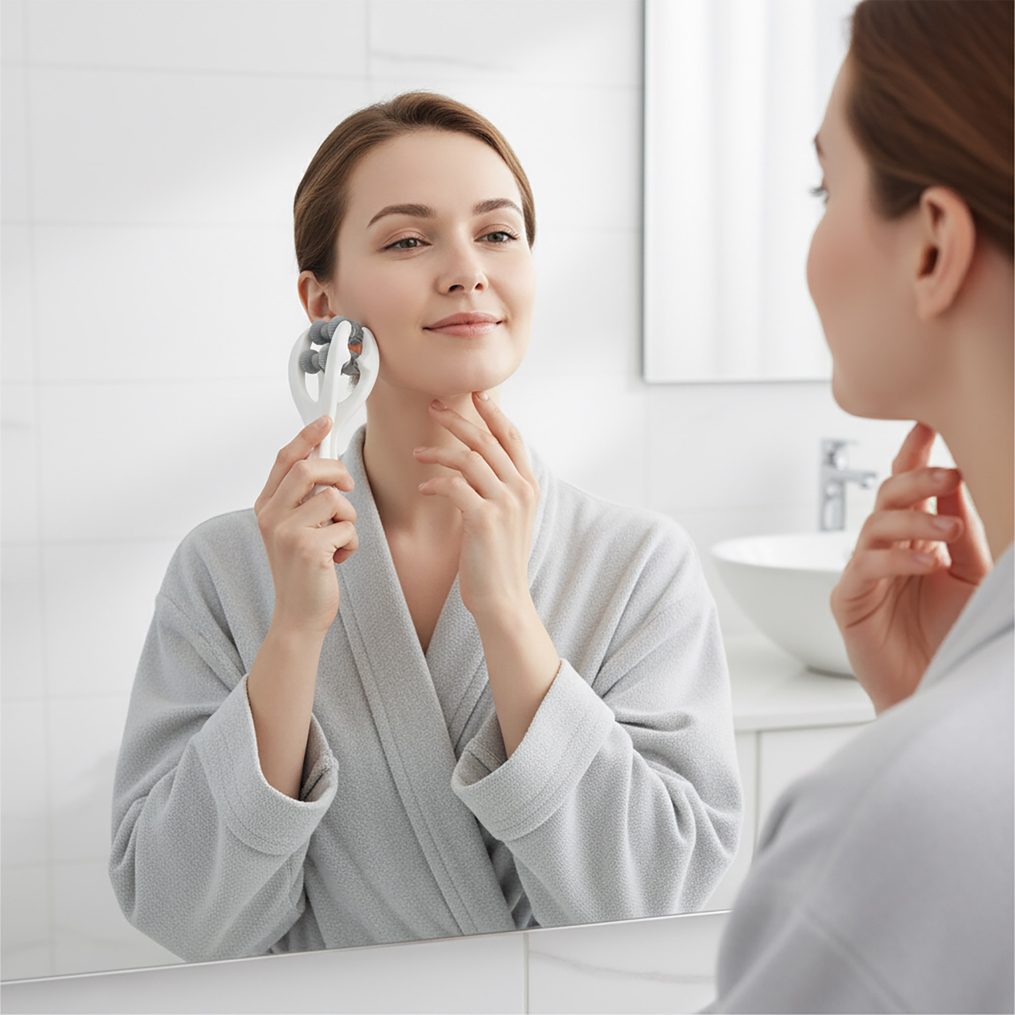 Masażer Roller Wałek do Masażu Twarzy Palców Stóp Dłoni Szyi Pod Oczy Ciała 3 Masażer Roller Wałek do Masażu Twarzy Palców Stóp Dłoni Szyi Pod Oczy Ciała - obrazek 3