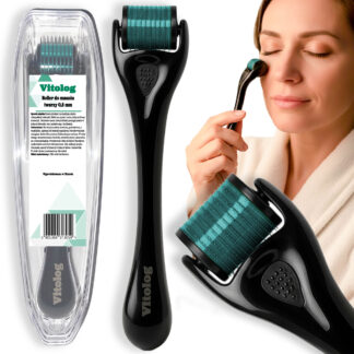 Derma Roller Mezoterapia Igłowa Masażer Roller Wałek do Masażu Twarzy 0,5 mm