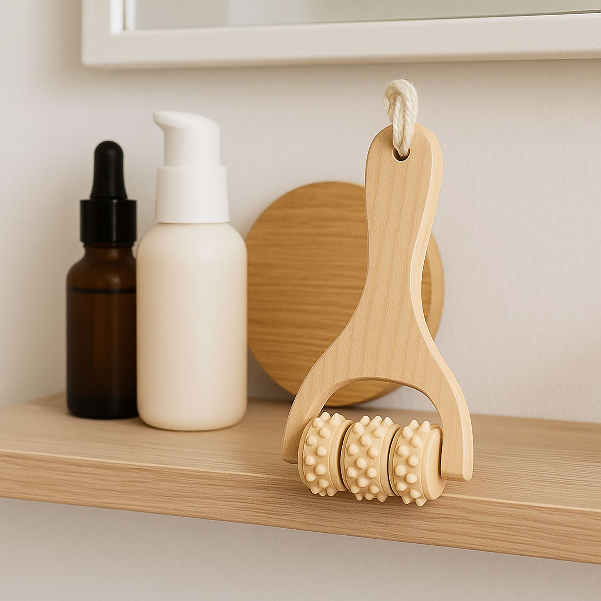 Drewniany Masażer Antycellulitowy do Ciała Nóg Ramion Brzucha Ud Cellulitu 8 Drewniany Masażer Antycellulitowy do Ciała Nóg Ramion Brzucha Ud Cellulitu - obrazek 8