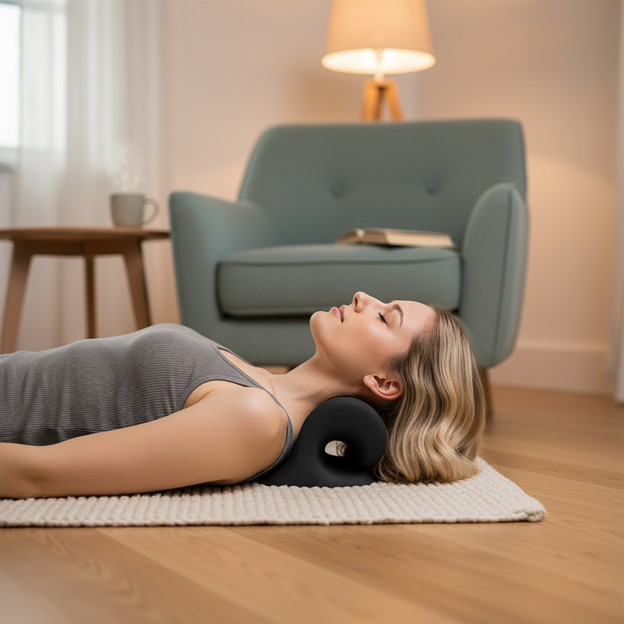 Poduszka Trakcyjna Masażer na Szyję Kark Przyrząd do Rozciągania Karku Szyi 6 Poduszka Trakcyjna Masażer na Szyję Kark Przyrząd do Rozciągania Karku Szyi - obrazek 6