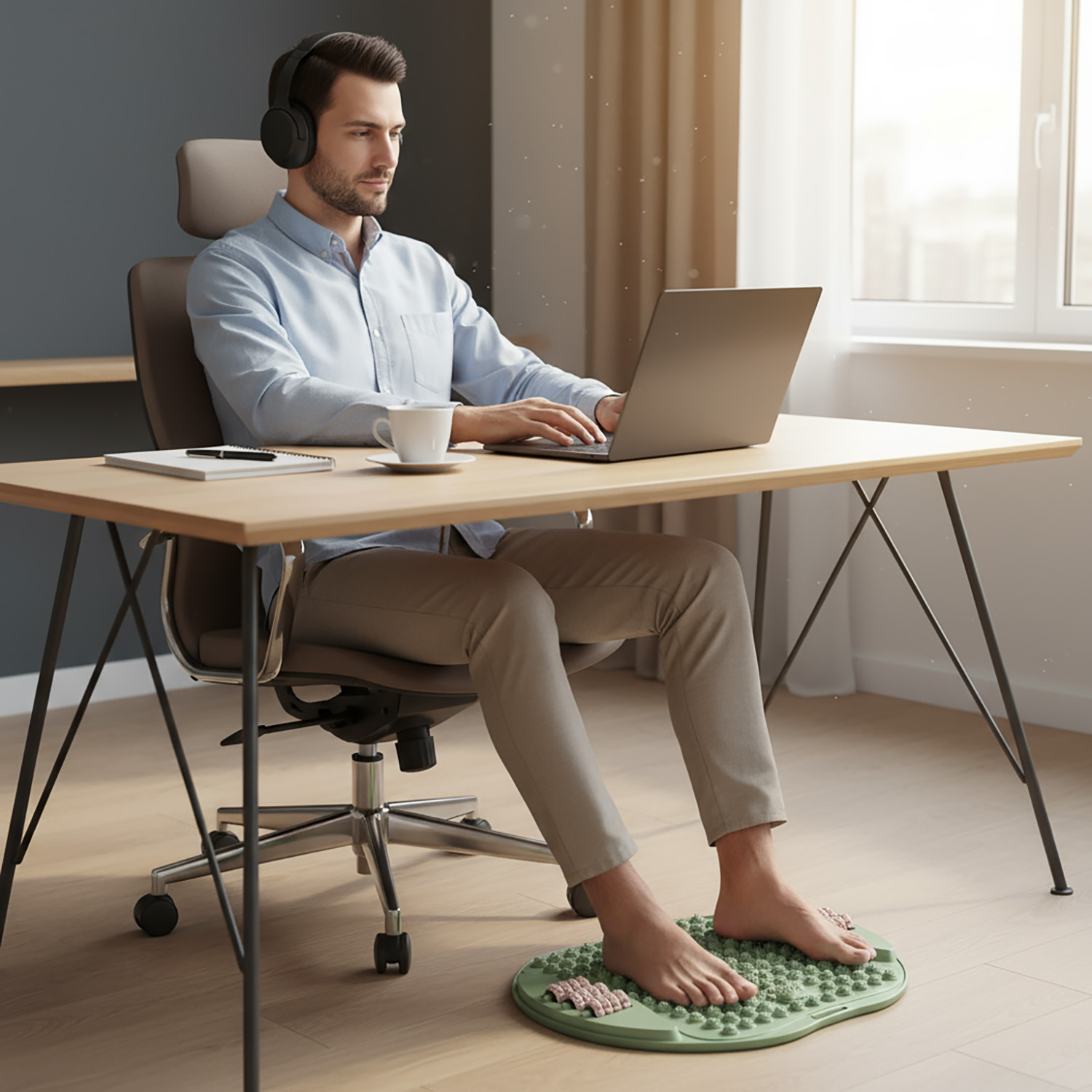 Mata do Akupresury Masażu Stóp Masażer z Kolcami Masującymi Sensoryczna XXL 6 Mata do Akupresury Masażu Stóp Masażer z Kolcami Masującymi Sensoryczna XXL - obrazek 6