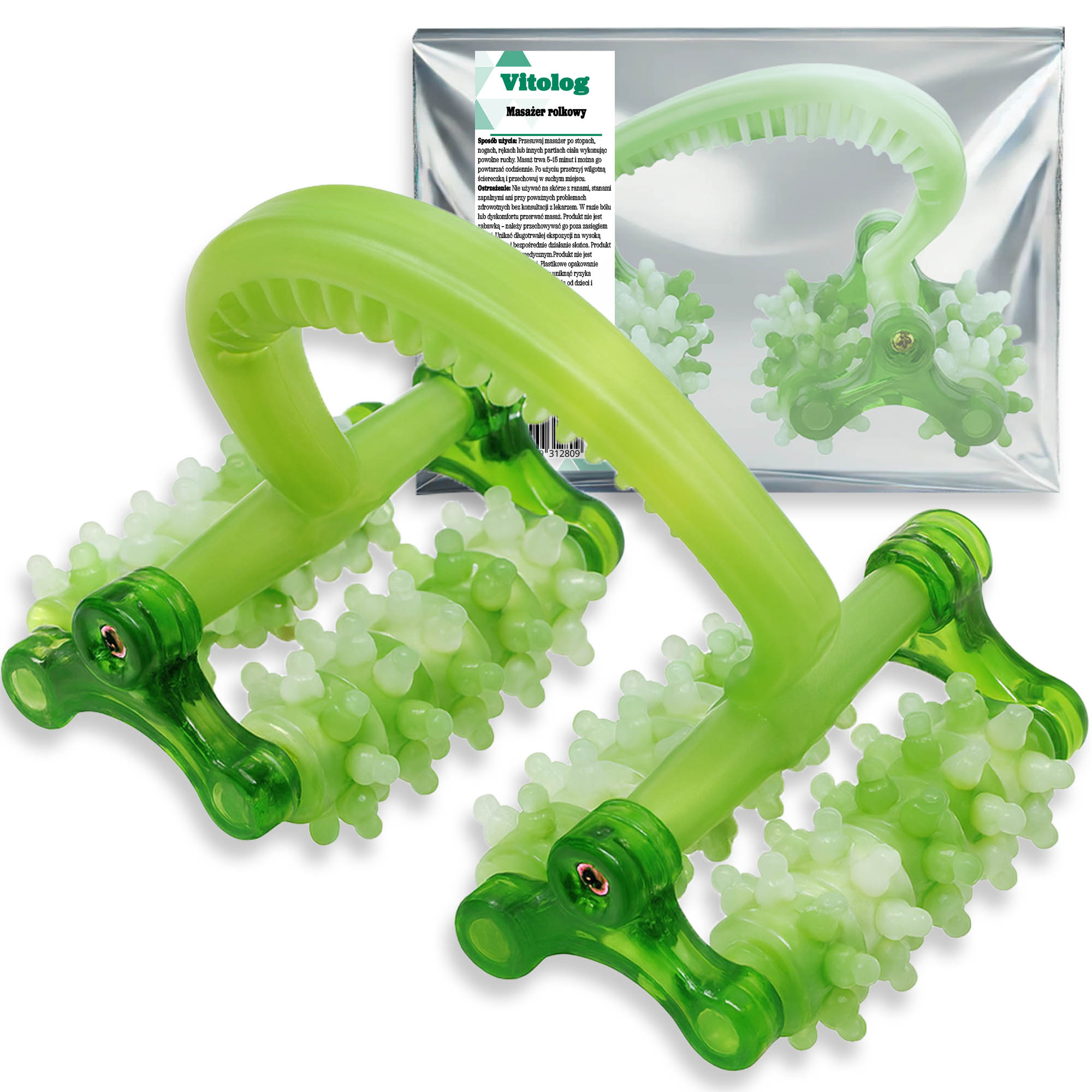 Masażer Antycellulitowy do Masażu Ciała Pleców Karku Brzucha Pośladków Stóp 1 Masażer Antycellulitowy do Masażu Ciała Pleców Karku Brzucha Pośladków Stóp