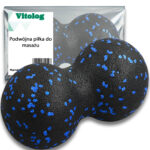 Duoball Podwójna Piłka EPP Piłeczka do Masażu Rolowania Masażer Ciała Karku