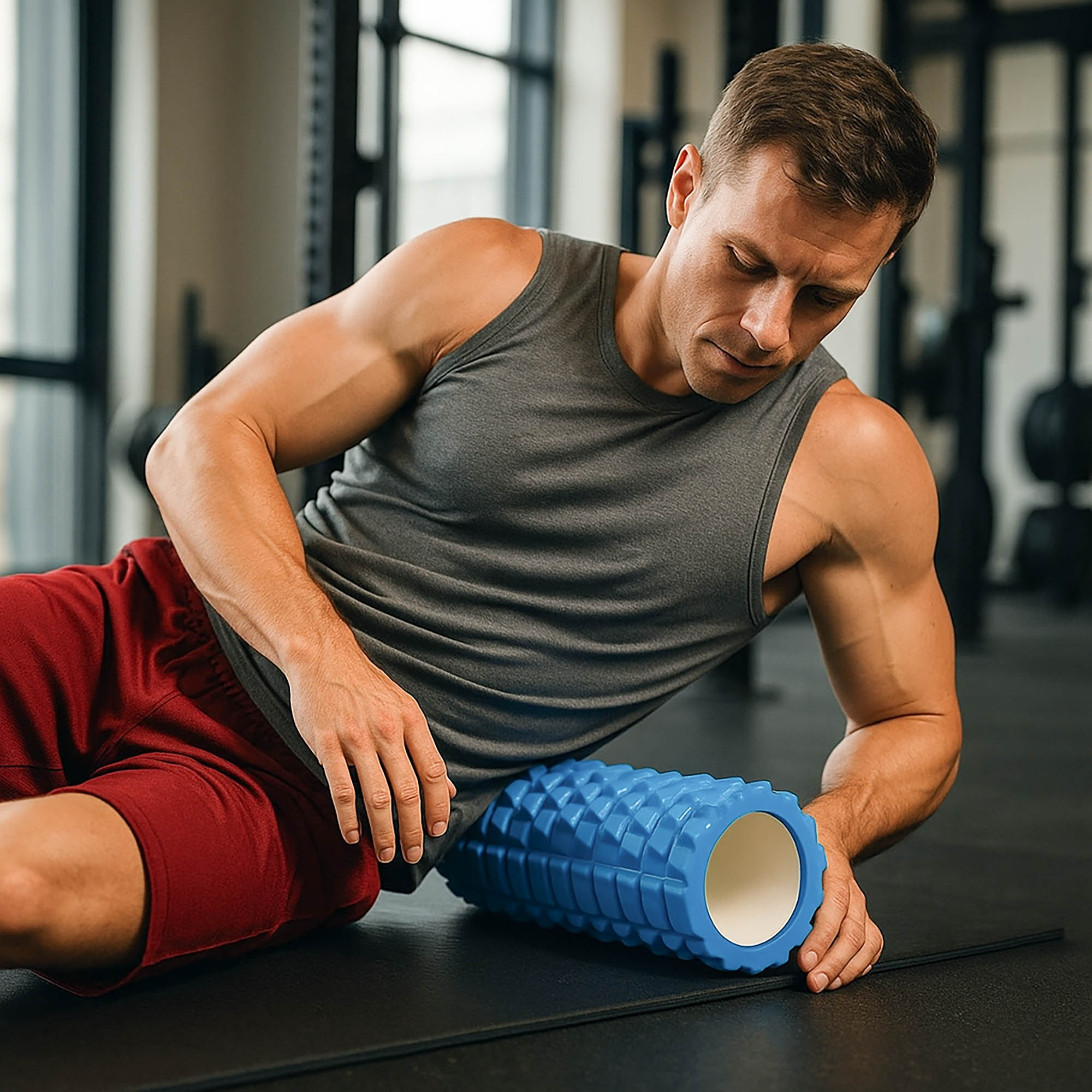 Masażer do Pleców Karku Roller Wałek Rolka do Masażu Ciała Rolowania Mięśni 4 Masażer do Pleców Karku Roller Wałek Rolka do Masażu Ciała Rolowania Mięśni - obrazek 4