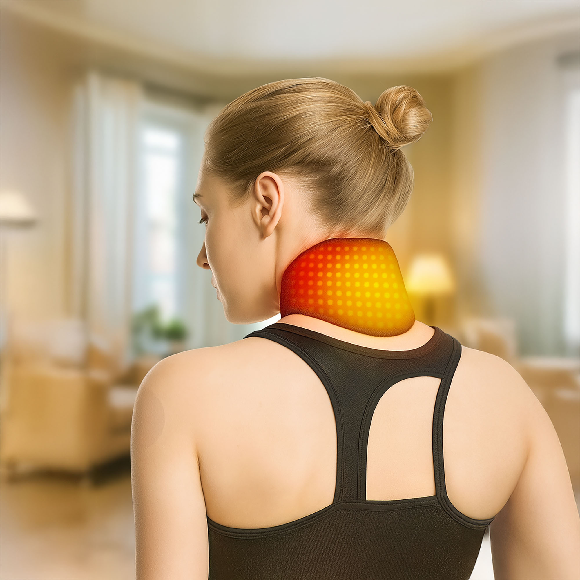 Opaska Z Magnesami Na Szyję Kark Pas Magnetyczny Magnetyczna Z Turmalinem 3 Opaska Z Magnesami Na Szyję Kark Pas Magnetyczny Magnetyczna Z Turmalinem - obrazek 3