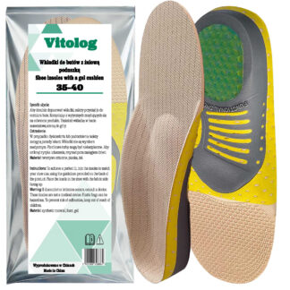 Żelowe Wkładki na Koślawość Płaskostopie Korekcyjne Ortopedyczne do Butów