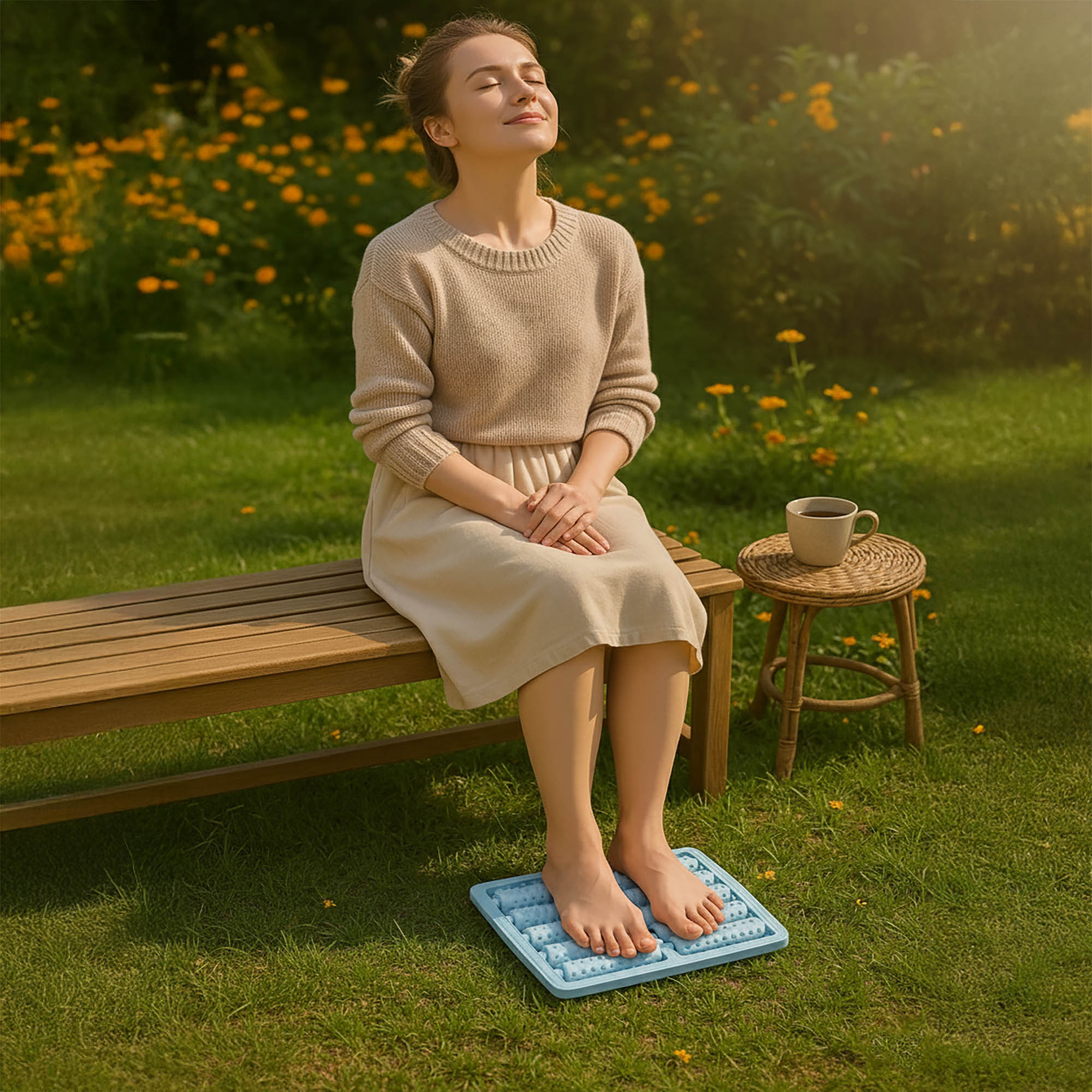 Masażer do Stóp Masażu Akupresury Nóg Roller Poprawiający Krążenie Ręczny 12 Masażer do Stóp Masażu Akupresury Nóg Roller Poprawiający Krążenie Ręczny - obrazek 12