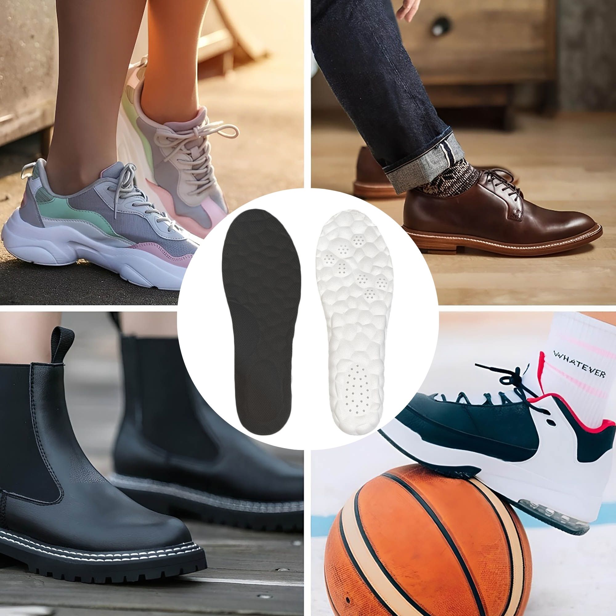 Miękkie Piankowe Wkładki do Butów Amortyzujące na Ostrogi Piętowe Ból Stóp 2 Miękkie Piankowe Wkładki do Butów Amortyzujące na Ostrogi Piętowe Ból Stóp - obrazek 2