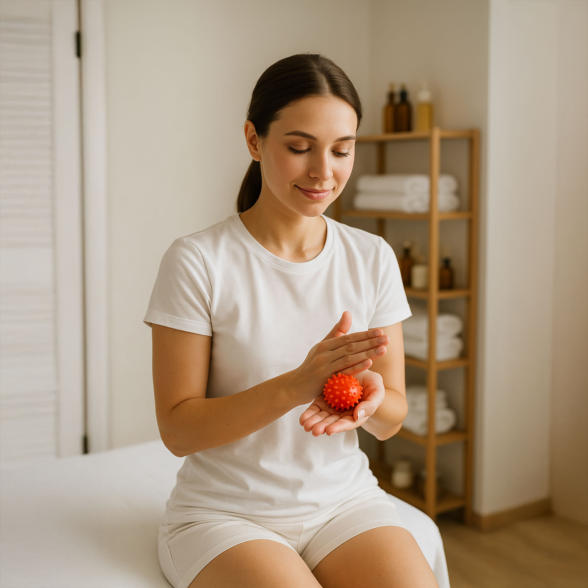 Piłka Do Masażu Ciała Mięśni Piłeczka Rolowania z Kolcami Rehabilitacyjna 3szt 5 Piłka Do Masażu Ciała Mięśni Piłeczka Rolowania z Kolcami Rehabilitacyjna 3szt - obrazek 5