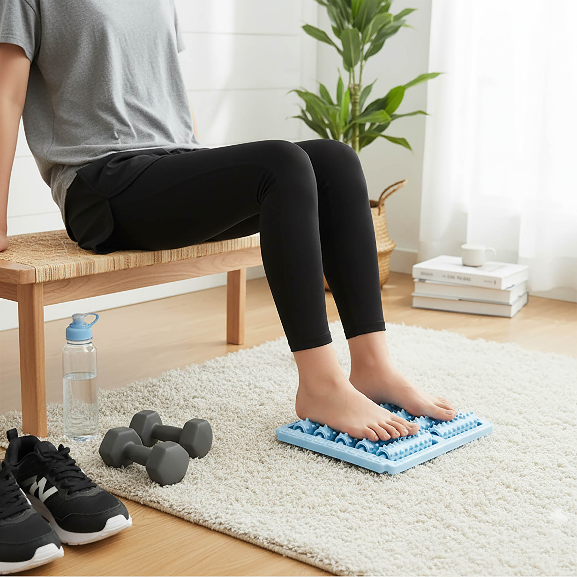 Masażer do Stóp Masażu Akupresury Nóg Roller Poprawiający Krążenie Ręczny 6 Masażer do Stóp Masażu Akupresury Nóg Roller Poprawiający Krążenie Ręczny - obrazek 6