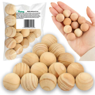 15x Kulki Cedrowe na Mole Odzieżowe do Butów Ubrań Odświeżacz Odstraszacz Moli