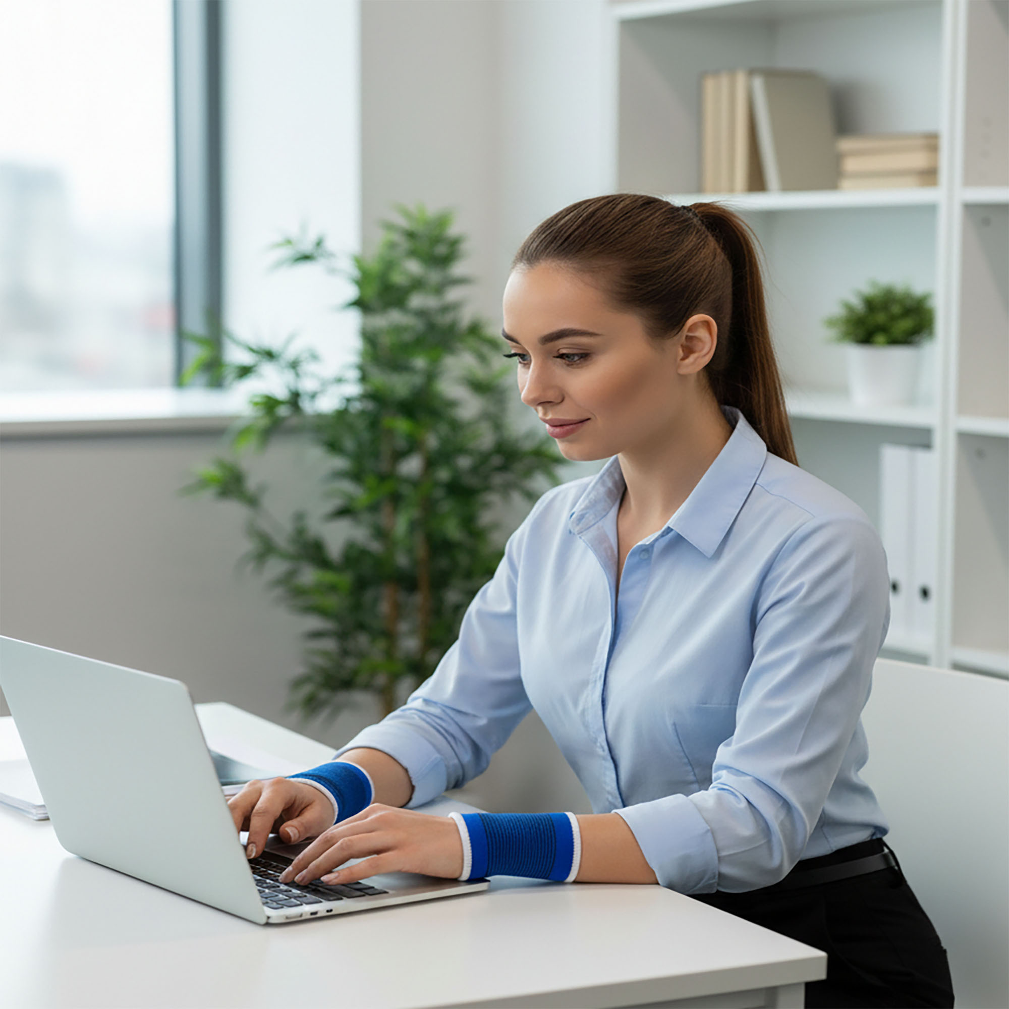 2x Opaska na Nadgarstek Uciskowa Stabilizator Nadgarstka Dłoni na Dłoń Rękę Elastyczna na Siłownię Sportowa 5 2x Opaska na Nadgarstek Uciskowa Stabilizator Nadgarstka Dłoni na Dłoń Rękę Elastyczna na Siłownię Sportowa - obrazek 5