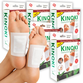50x Plastry Kinoki Detox Oczyszczające z Toksyn na Stopy Detoksykacyjne Ziołowe Detoks Stóp Oczyszczanie na Noc