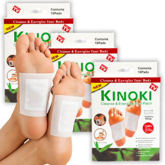 30x Plastry Kinoki Detox Oczyszczające z Toksyn na Stopy Detoksykacyjne Ziołowe Detoks Stóp Oczyszczanie na Noc