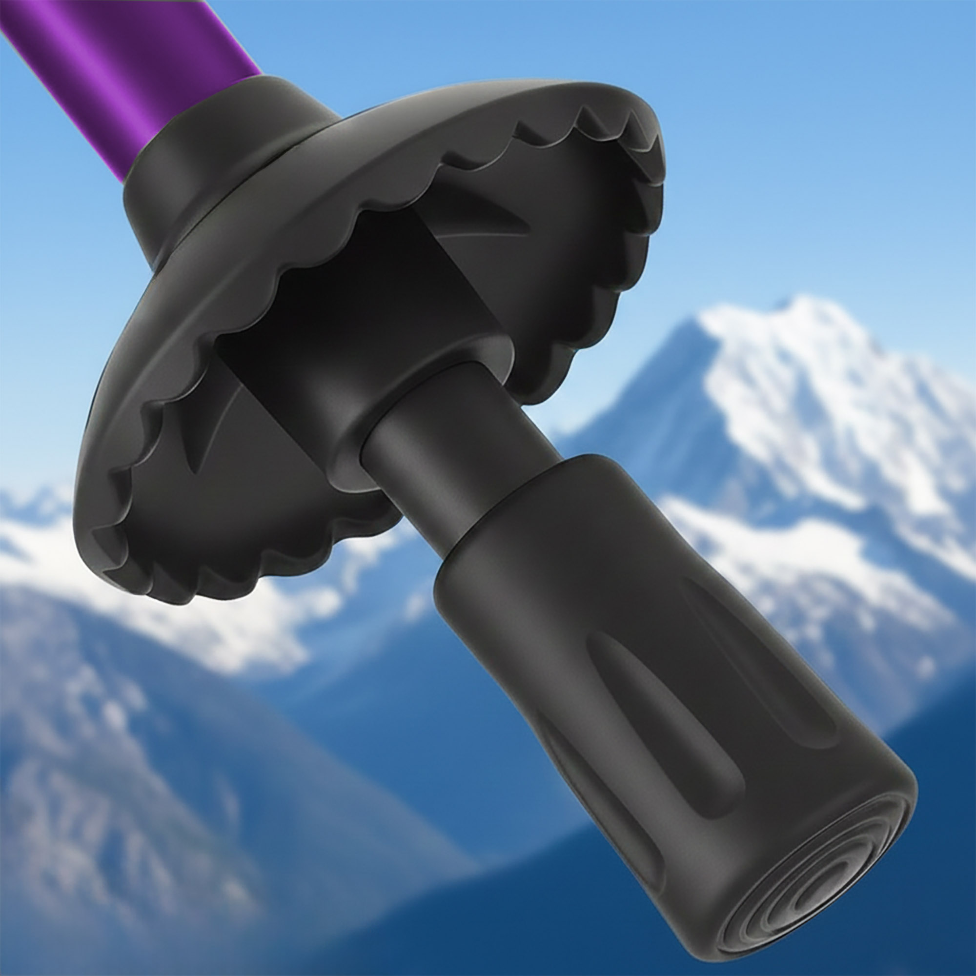 Kijki Trekkingowe Kije Nordic Walking do Chodzenia po Górach Składane Pokrowiec Akcesoria + Pokrowiec 8 Kijki Trekkingowe Kije Nordic Walking do Chodzenia po Górach Składane Pokrowiec Akcesoria + Pokrowiec - obrazek 8