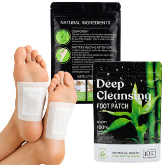 10x Plastry Oczyszczające z Toksyn na Stopy Detox Detoksykacyjne Ziołowe Detoks Stóp Oczyszczanie na Noc
