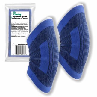 2x Opaska Kompresyjna na Kolano Stabilizator Sportowy Ściągacz Kolana Elastyczna na Siłownię