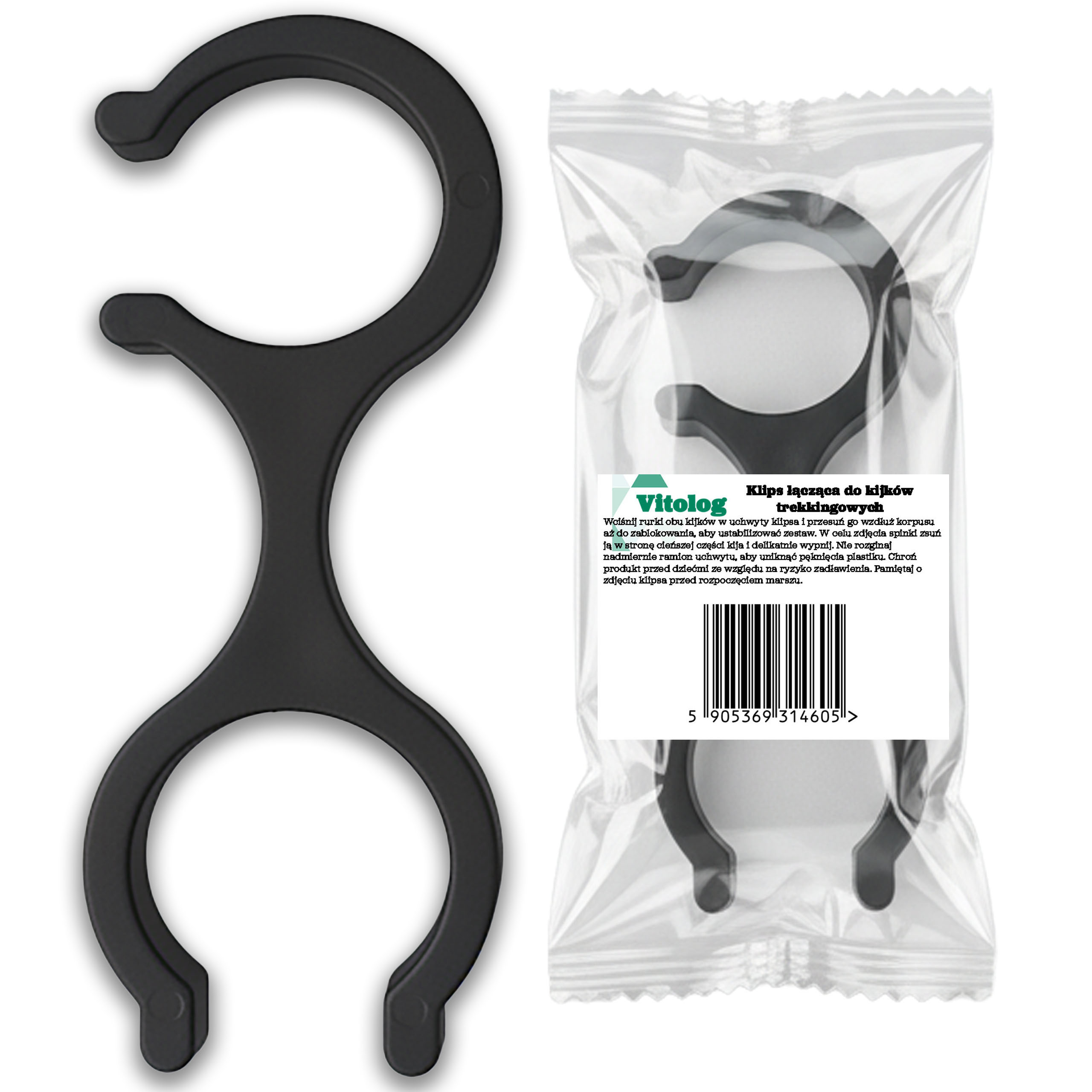 Klips Do Kijów Trekkingowych Złączka Do Kijów Nordic Walking Turystycznych 1 Klips Do Kijów Trekkingowych Złączka Do Kijów Nordic Walking Turystycznych