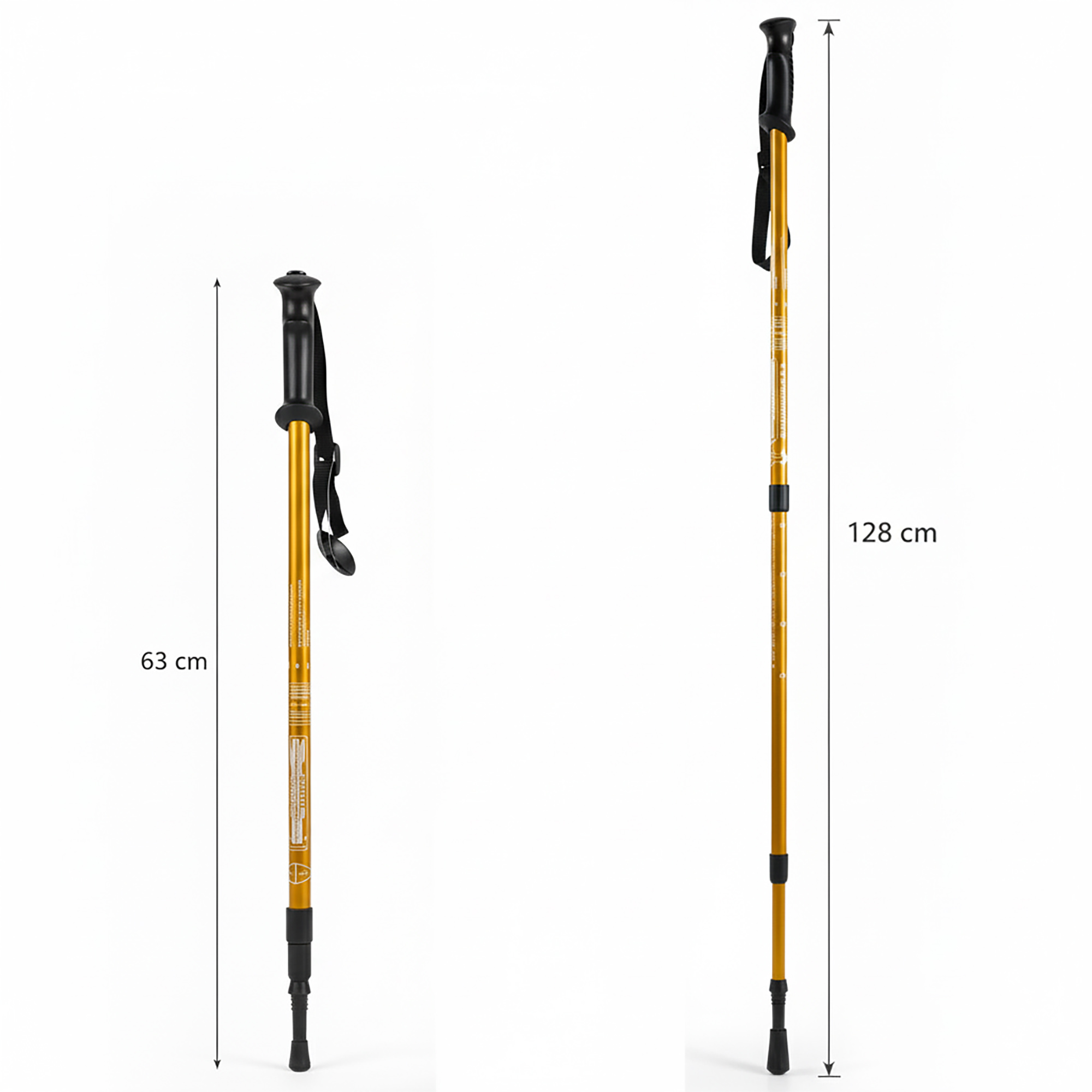 Kijki Trekkingowe Kije Nordic Walking do Chodzenia po Górach Składane Pokrowiec Akcesoria + Pokrowiec 12 Kijki Trekkingowe Kije Nordic Walking do Chodzenia po Górach Składane Pokrowiec Akcesoria + Pokrowiec - obrazek 12