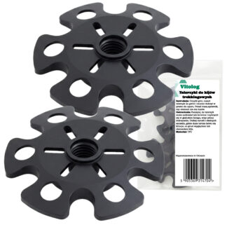 2x Gwiazdka Końcówka do Kijków Trekkingowych Talerzyki do Nordic Walking Nakładki na Śnieg Błoto W Góry