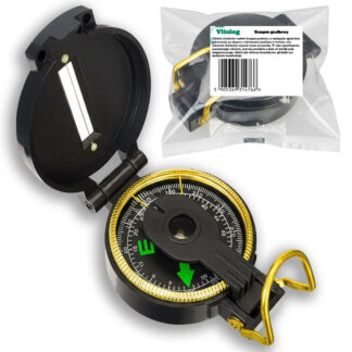 Kompas Turystyczny Wojskowy Pryzmatyczny Busola Kompas Mapowy Profesjonalny