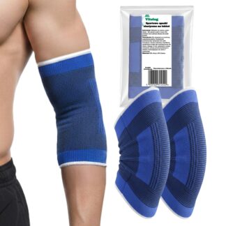 2x Stabilizator Opaska Sportowa na Łokieć na Ból Łokcia Ściągacz Usztywniacz Tenisisty Golfisty Elastyczna Kompresyjna