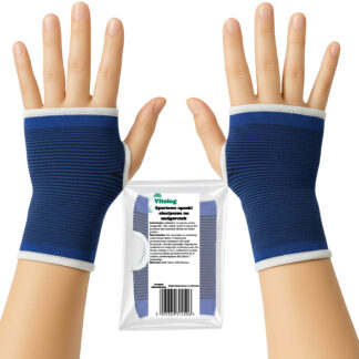 2x Opaska Uciskowa na Nadgarstek Stabilizator Nadgarstka Dłoni na Rękę Dłoń Sportowa Elastyczna na Siłownię