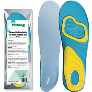 Wkładki Żelowe Ortopedyczne do Butów Przeciwpotne na Ostrogę Piętową