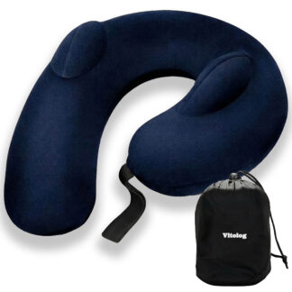 Poduszka Podróżna Dmuchana Turystyczna do Spania Samolotu Rogal na Szyję