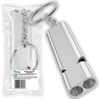 Gwizdek Sygnałowy Alarmowy Turystyczny Treningowy Survival Metalowy w Góry Ostrzegawczy dla Dzieci i Dorosłych