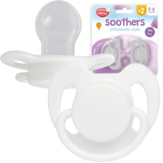 Smoczek Ortodontyczny Dla Niemowląt 0-6 Miesięcy Uspokajający Silikonowy