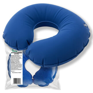 Mini Poduszka Podróżna Turystyczna Dmuchana Rogal na Szyję do Spania Auta Samolotu