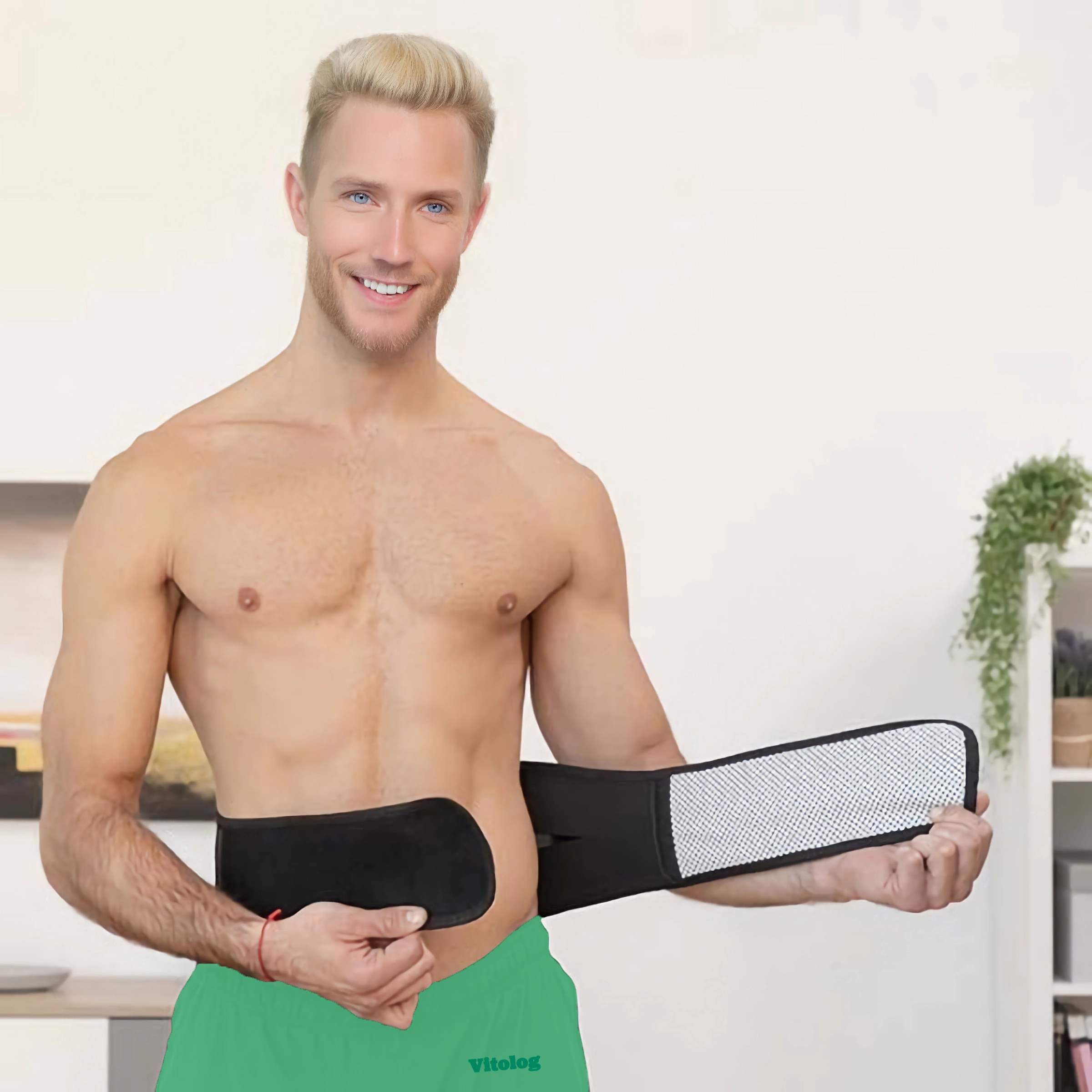 Pas Na Kręgosłup Lędźwiowy Magnetyczny Rozgrzewający Z Turmalinem Leczniczy 2 Pas Na Kręgosłup Lędźwiowy Magnetyczny Rozgrzewający Z Turmalinem Leczniczy - obrazek 2