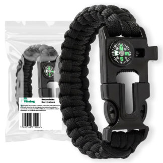 Bransoletka Survival Linka Paracord Opaska Multitool Niezbędnik Wielofunkcyjny 5w1
