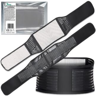 Pas Na Kręgosłup Lędźwiowy Magnetyczny Rozgrzewający Z Turmalinem Leczniczy