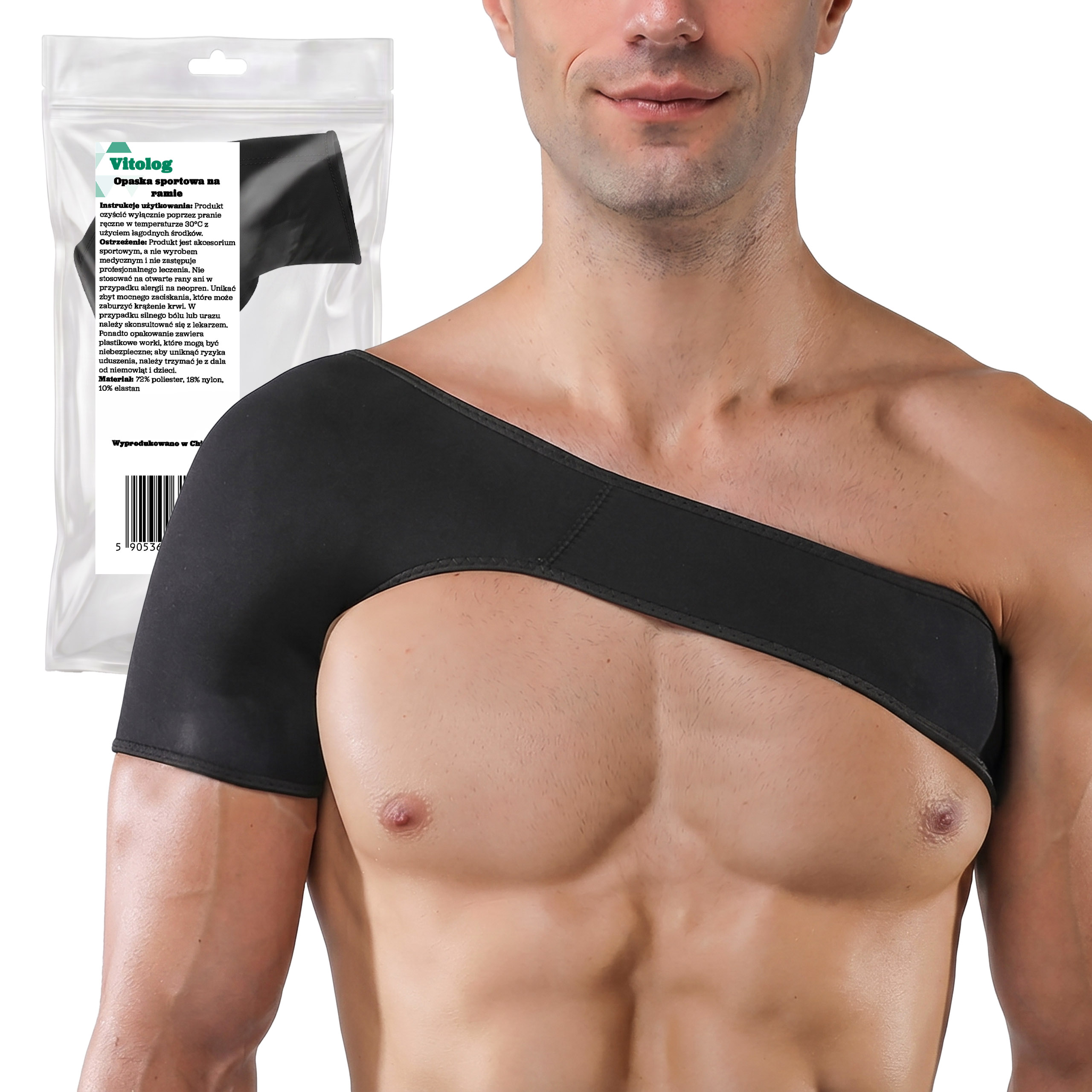 Orteza Barkowa na Bark Ramię Stabilizator Barku Ramienia Usztywniacz Opaska 1 Orteza Barkowa na Bark Ramię Stabilizator Barku Ramienia Usztywniacz Opaska