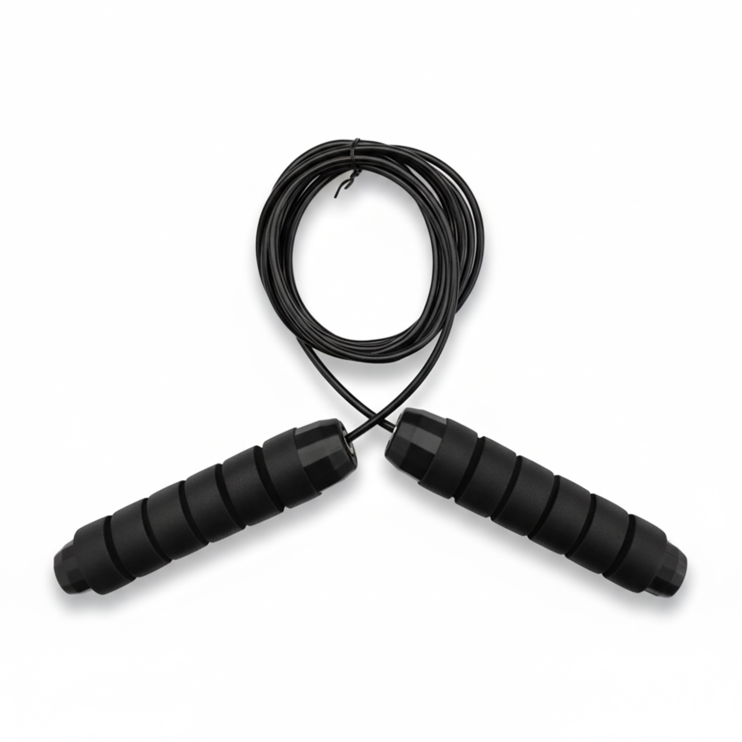 Skakanka Treningowa Bokserska Crossfit Regulowana do Ćwiczeń Stalowa Linka 3m 7 Skakanka Treningowa Bokserska Crossfit Regulowana do Ćwiczeń Stalowa Linka 3m - obrazek 7