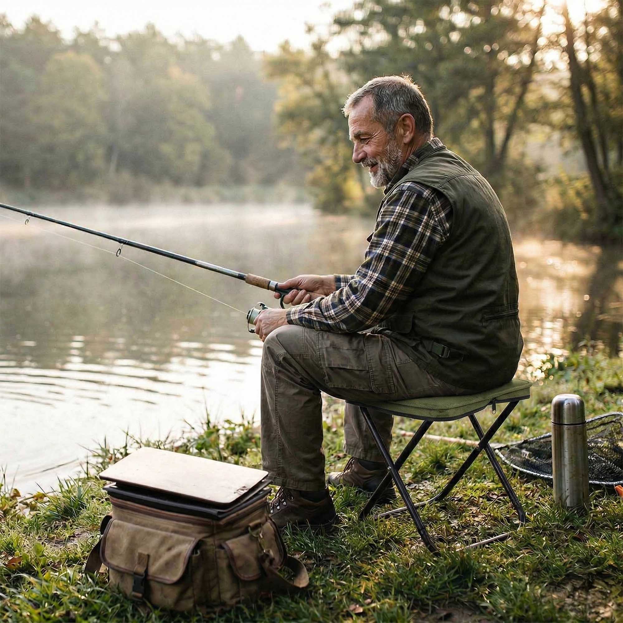 Krzesełko Turystyczne Składane Wędkarskie Krzesło Kempingowe Biwakowe Etui 9 Krzesełko Turystyczne Składane Wędkarskie Krzesło Kempingowe Biwakowe Etui - obrazek 9