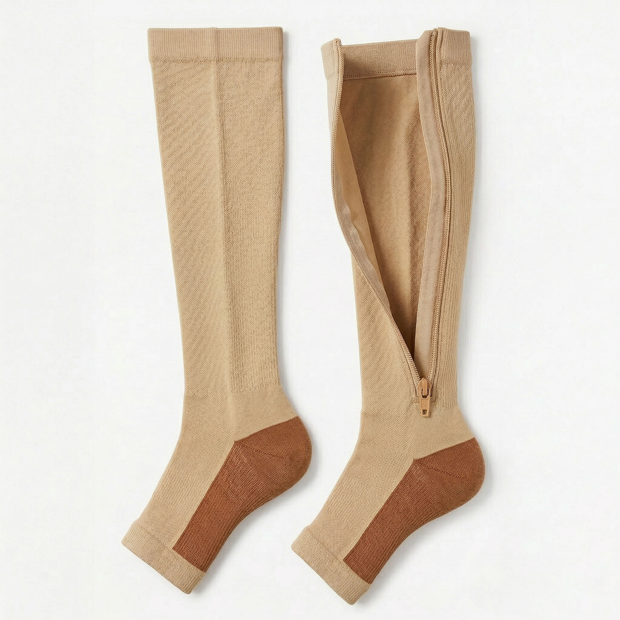 Podkolanówki Uciskowe Skarpety Kompresyjne Przeciwżylakowe na Żylaki Zamek 9 Podkolanówki Uciskowe Skarpety Kompresyjne Przeciwżylakowe na Żylaki Zamek - obrazek 9