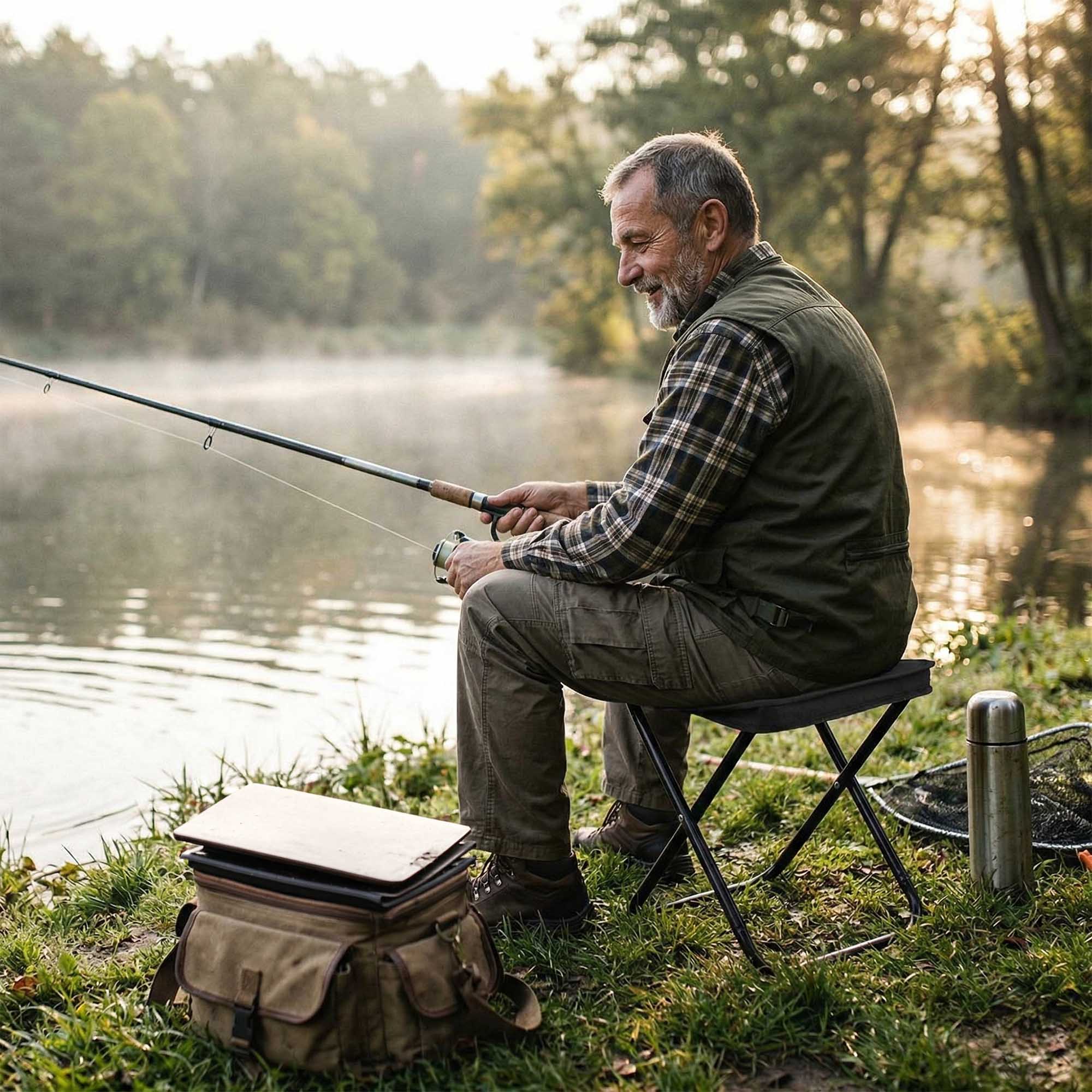 Krzesełko Turystyczne Składane Wędkarskie Krzesło Kempingowe Biwakowe Etui 3 Krzesełko Turystyczne Składane Wędkarskie Krzesło Kempingowe Biwakowe Etui - obrazek 3
