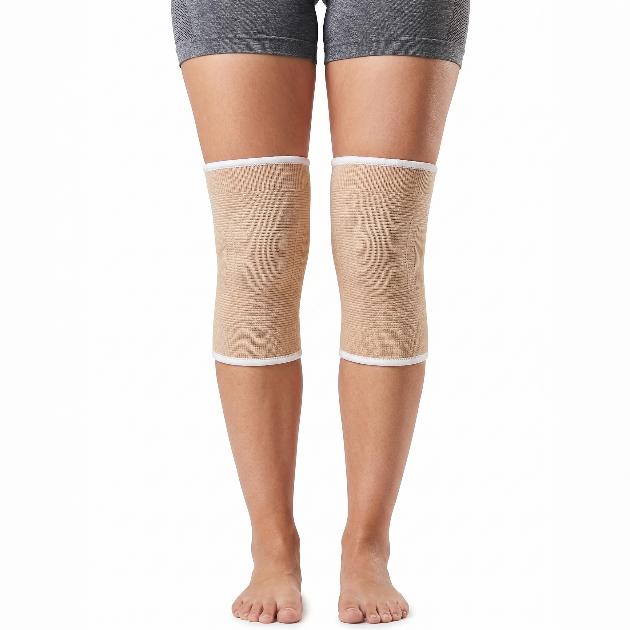 2x Opaska Kompresyjna na Kolano Stabilizator Sportowy Ściągacz Kolana Elastyczna na Siłownię 10 2x Opaska Kompresyjna na Kolano Stabilizator Sportowy Ściągacz Kolana Elastyczna na Siłownię - obrazek 10