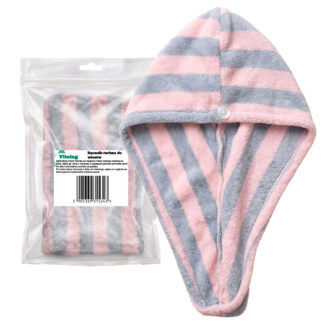 Ręcznik Turban na Głowę do Suszenia Włosów z Mikrofibry Szybkoschnący Gruby