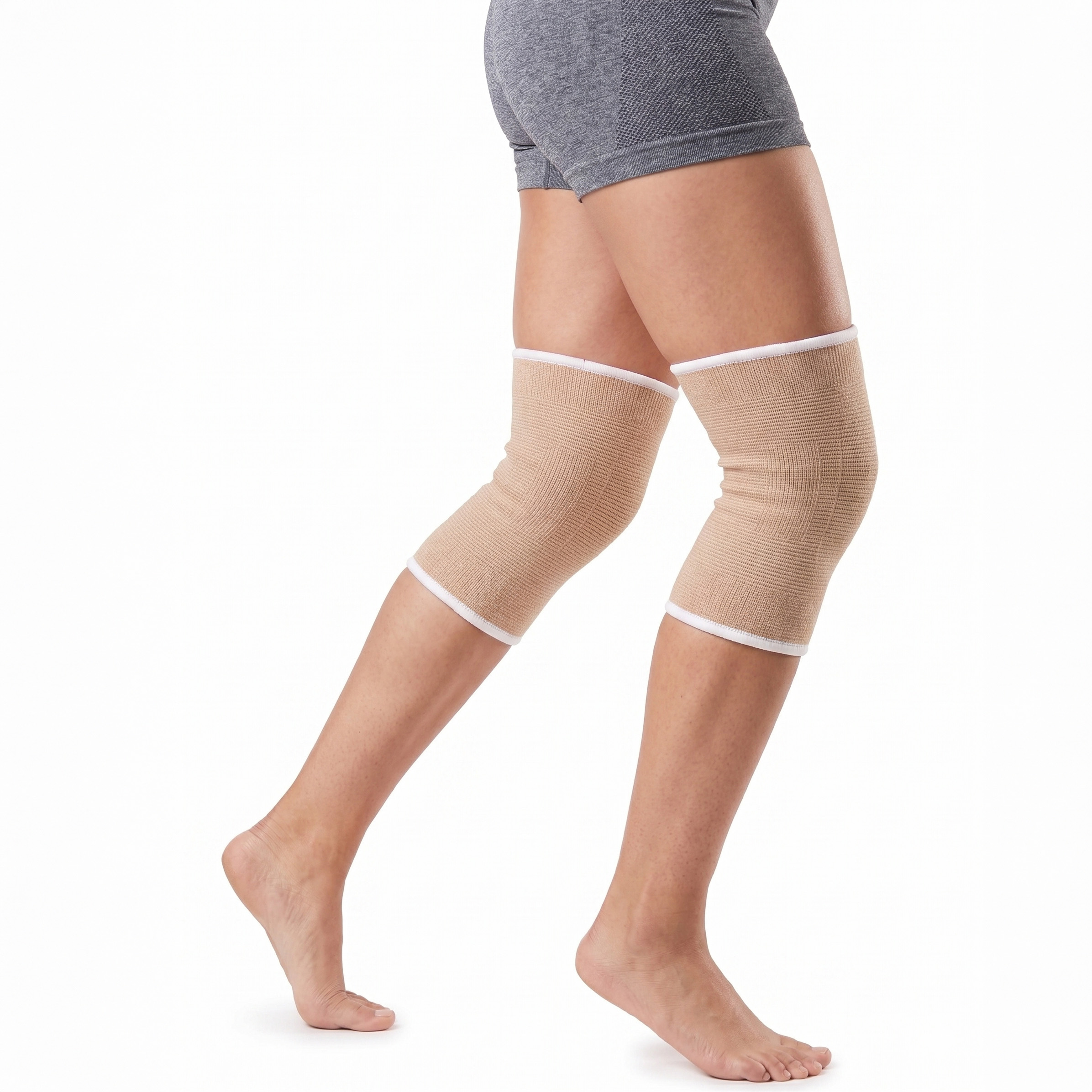 2x Opaska Kompresyjna na Kolano Stabilizator Sportowy Ściągacz Kolana Elastyczna na Siłownię 12 2x Opaska Kompresyjna na Kolano Stabilizator Sportowy Ściągacz Kolana Elastyczna na Siłownię - obrazek 12