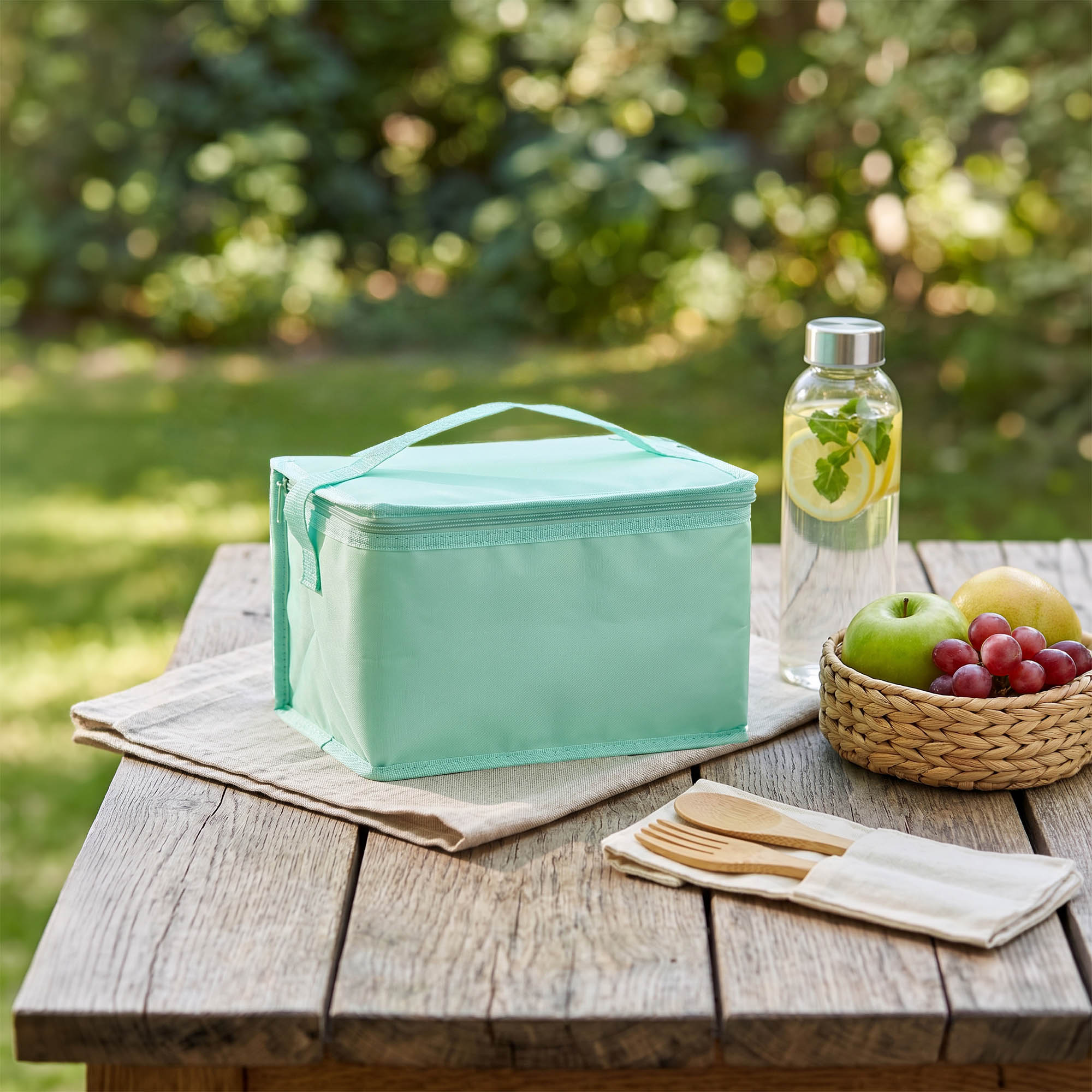 Torba Termiczna Turystyczna na Jedzenie Lunch Chłodząca Izolacyjna 4,5 L + Wkład Chłodzący 4 Torba Termiczna Turystyczna na Jedzenie Lunch Chłodząca Izolacyjna 4,5 L + Wkład Chłodzący - obrazek 4