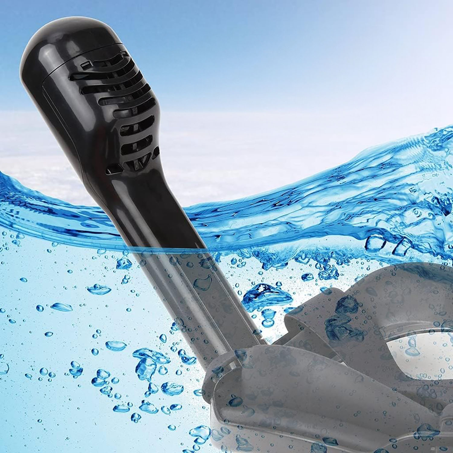 Maska Do Nurkowania Pełnotwarzowa Snorkelingu Pływania Wody Z Rurką L/XL 5 Maska Do Nurkowania Pełnotwarzowa Snorkelingu Pływania Wody Z Rurką L/XL - obrazek 5